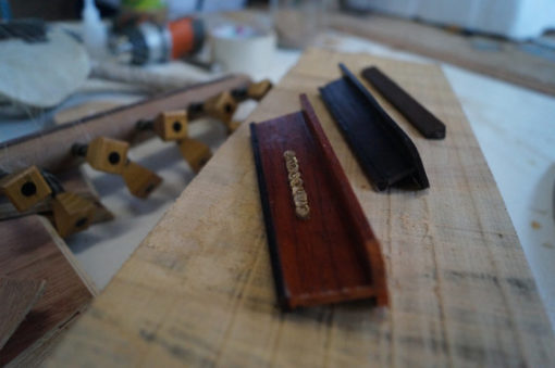 Set of 3 Wooden Bridges – Authentic Bridges for Ancient Stringed Instruments - en.luthieros.com