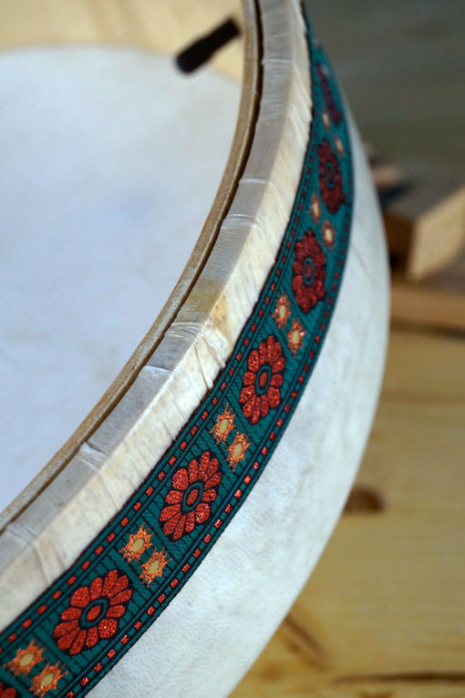 Bendir - Frame-drum - Tympanon - Ancient frame drum with extra depth and tuning system! – Premium Handcrafted – Wooden Soundbox & animal skin top