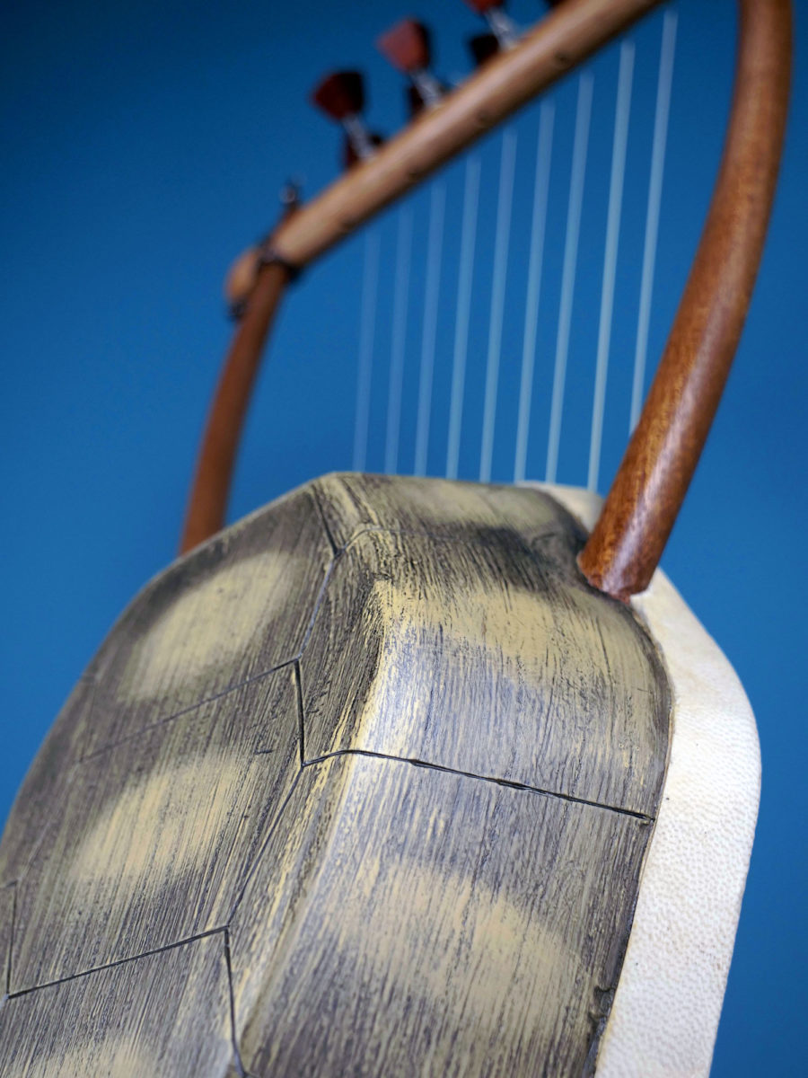 The Lyre of Orpheus – Ancient Greek Lyre (Chelys – 11 or 13 strings) – Top Quality HandCrafted Musical Instrument - Koumartzis familia - www.luthieros.com