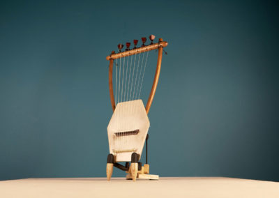 The Lyre of Orpheus – Ancient Greek Lyre (Chelys – 11 or 13 strings) – Top Quality HandCrafted Musical Instrument - Koumartzis familia - www.luthieros.com