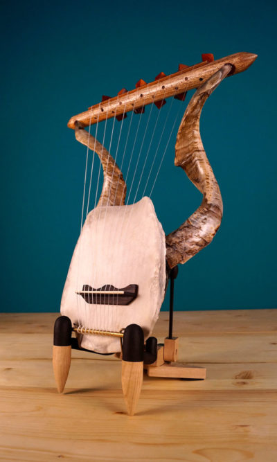 King Lyre of Pan ( 9strings) - ancient Greek chelys lyre - Luthieros Music Instruments - Koumartzis Familia - www.luthieros.com
