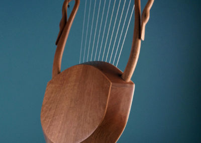 The Lyre of Thamyris – The Mortal Who Challenged the Muses – Ancient Greek Lyre (Chelys – 11 strings) – LUTHIEROS.com - Top Quality HandCrafted Instrument