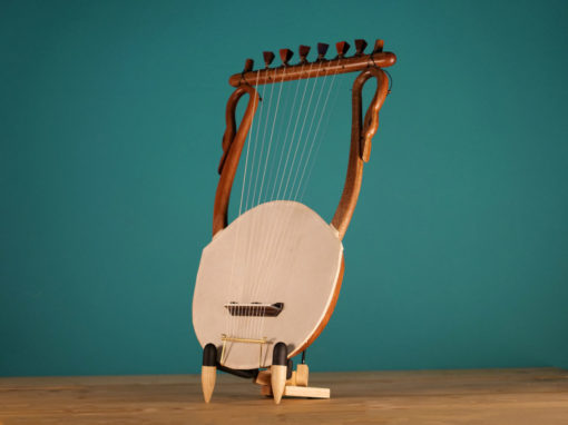 The Lyre of Thamyris – the mortal to challenge the Muses – Ancient Greek Lyre (Chelys – 10 strings) – luthieros.com - Top Quality HandCrafted Instrument
