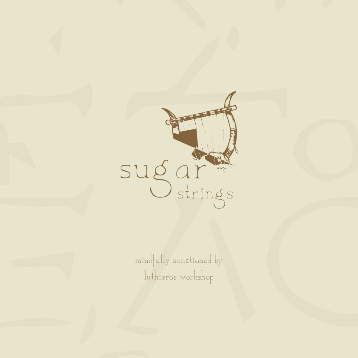 Sugar strings (set) Sugar strings for ancient and early musical instruments - Ancient Lyre, Ancient Greece, Luthieros Music Instruments, Koumartzis, Ancient Harp