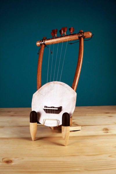 The Lyre of Linus – Ancient Greek Lyre (Chelys – 5 strings) – Top Quality HandCrafted Musical Instrument - Koumartzis familia - www.luthieros.com