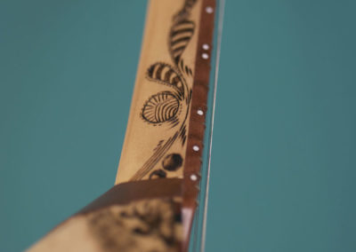 Baglamas (decorated with fire) | Collector’s Edition | Handmade  Greek Traditional String Instruments | Μπαγλαμάς, πυρογραφημένος | Συλλεκτική Έκδοση | χειροποίητο μουσικό όργανο | www.luthieros.com | Koumartzis family | Οικογένεια Κουμαρτζή