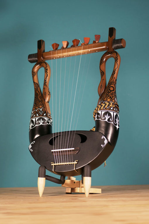 Lyre of Sarcophagus, Lyre of Hagia Triada, Nestor Palace, Pylos, LUTHIEROS Instruments, Koumartzis Familia, luthieros.com