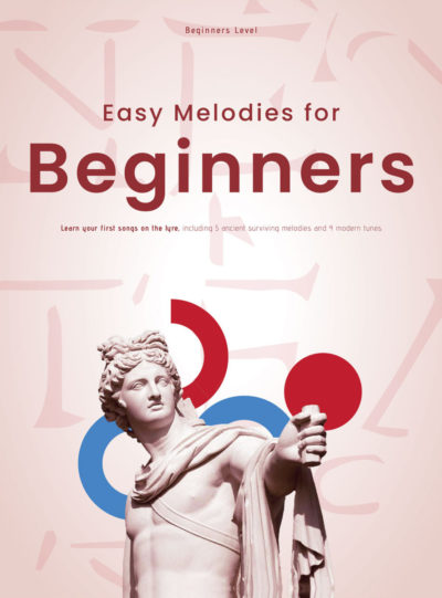 9 (Nine) Easy Melodies for Beginners - Lyre and Kithara Sheet Music Books Series - Scorebooks - Tablatures - LUTHIEROS.com