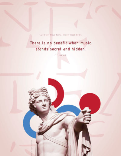 9 Songs to Discover the Ancient Greek Modes - Lyre Sheet Music - Lyre and Kithara Sheet Music Books Series - Scorebooks - Tablatures - LUTHIEROS.com