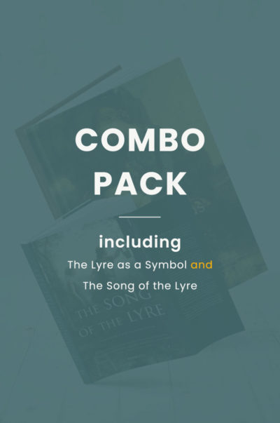 Lyre Mythos Combo Pack with Discount - The Lyre as a Symbol: Deciphering 59 Masterpieces of Art - The Song of the Lyre: Ancient Stories of Gods, Heroes, and Mortals - SEIKILO Books - Koumartzis family
