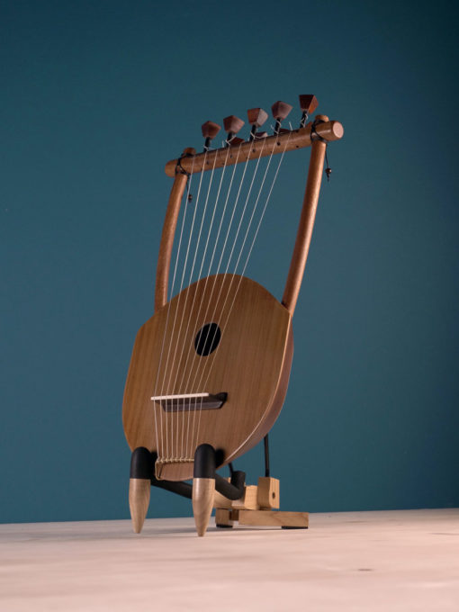 Traveler's Lyre or Odysseus' Lyre - 9 strings - wooden soundboard - compact size - the LUTHIEROS team - by the Koumartzis family