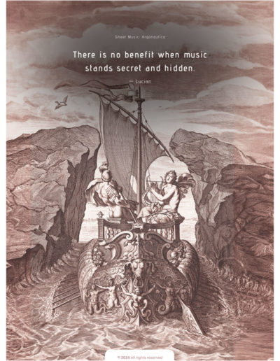 Argonautica - Jason & the Argonauts - Lyre Sheet Music by Lina Palera - Lyre and Kithara Sheet Music Books Series - Scorebooks - Tablatures - LUTHIEROS.com