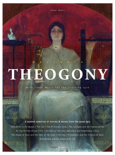 Theogony, Hesiod - Lyre Sheet Music by Lina Palera - Lyre and Kithara Sheet Music Books Series - Scorebooks - Tablatures - LUTHIEROS.com