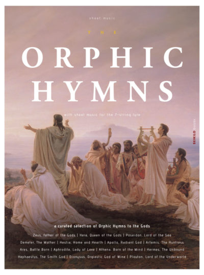 The Orphic Hymns - Lyre Sheet Music by Lina Palera - Lyre and Kithara Sheet Music Books Series - Scorebooks - Tablatures - LUTHIEROS.com