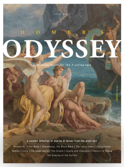 Homer's Odyssey - Lyre Sheet Music by Lina Palera - Lyre and Kithara Sheet Music Books Series - Scorebooks - Tablatures - LUTHIEROS.com